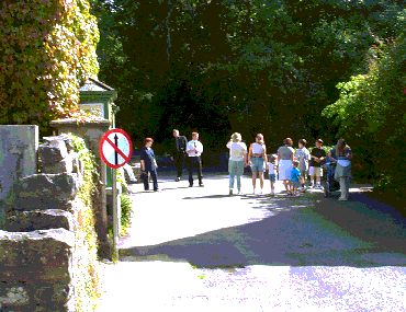 Ashford Castle secondary entrance