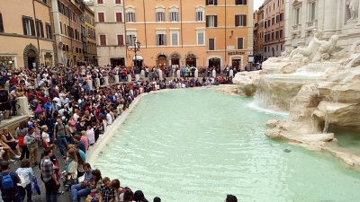 The Trevi Fountain more recently